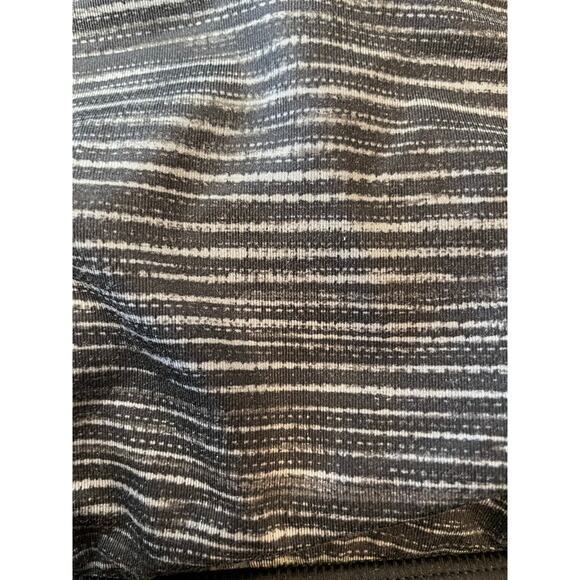 Lululemon Women 4 Energy Bra Exhale Blurry Belle Battleship Black & Grey Striped - Picture 12 of 13